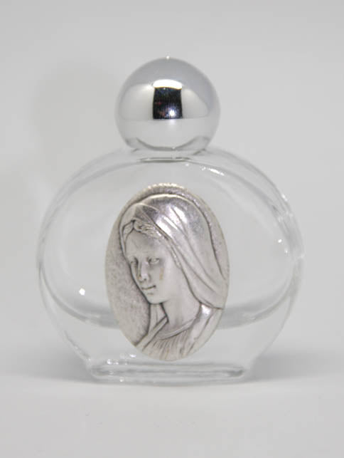 Glass Holy Water Bottle - Our Lady