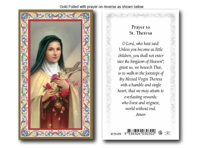 Prayer To St. Theresa