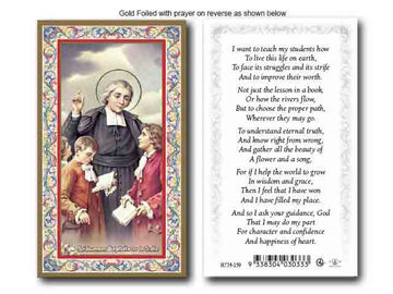 St. John Baptist De La Salle - Teacher Prayer