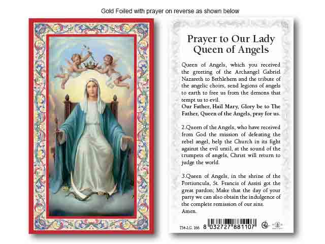 Prayer To Our Lady Queen Of Angels