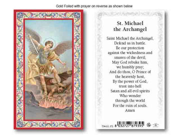 St. Michael The Archangel Holy Card