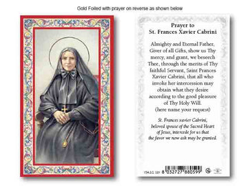 Prayer To St. Frances Xavier Cabrini