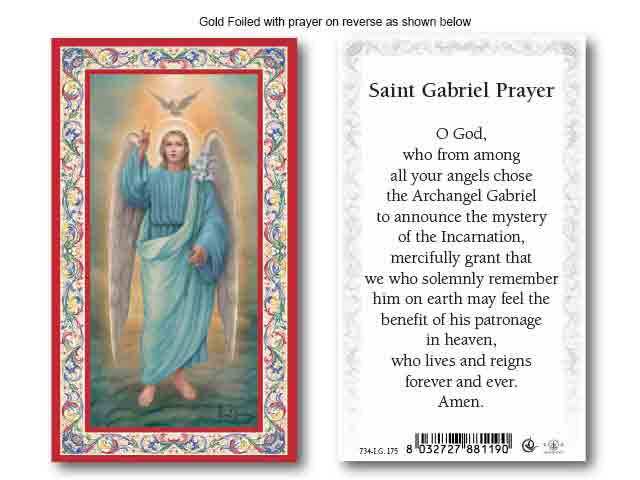St. Gabriel Prayer