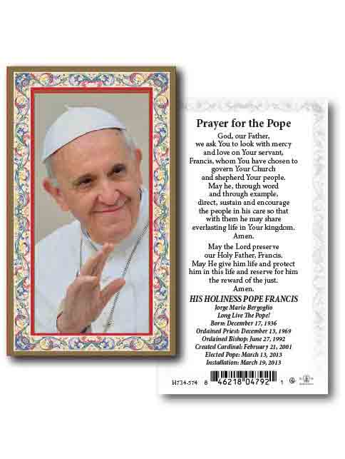 Prayer For The Pope - Pope Francis