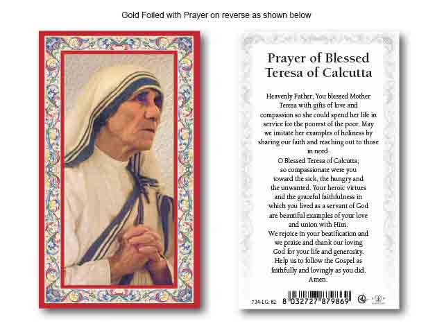 Prayer For St. Teresa Of Calcutta