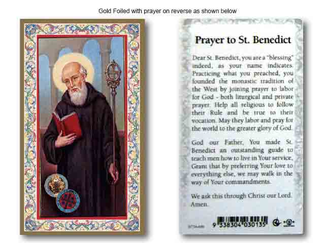 Prayer To St. Benedict