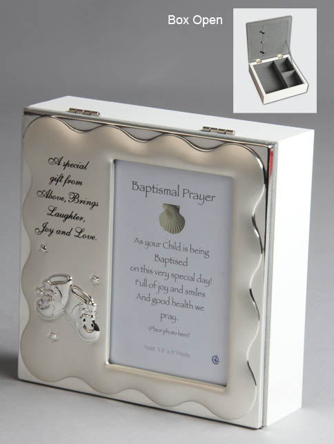 Baby Photo Box Silver Plated