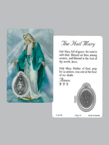 Miraculous Laminated Prayer Card