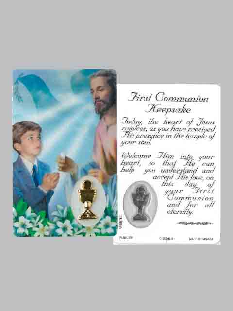 First Communion Laminated Prayer Card - Girl / Boy