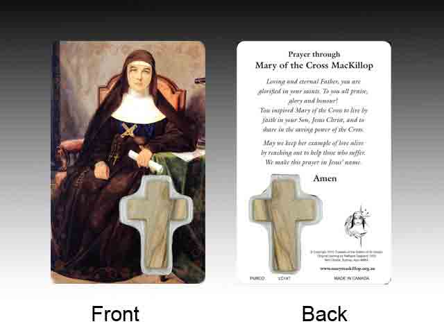 Mary MacKillop Laminated Prayer Card