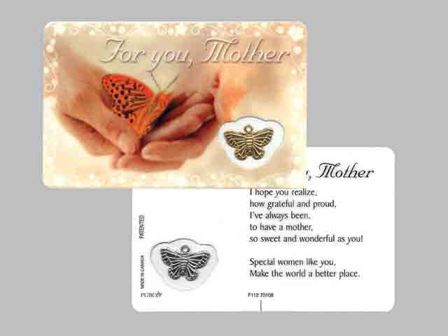 For you, Mother Laminated Prayer Card
