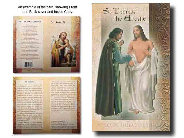 Biography of St. Thomas The Apostle