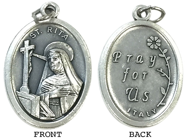 St. Rita Silver Oxide Medal