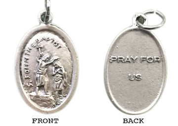 St. John The Baptist Silver Oxide Medal