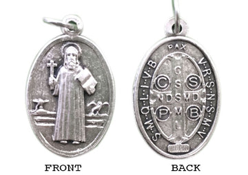 St. Benedict Silver Oxide Medal