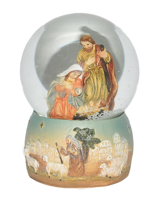 NATIVITY WATERBALL - HOLY FAMILY