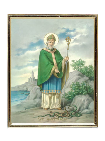 St. Patrick Gold Mylar Frame