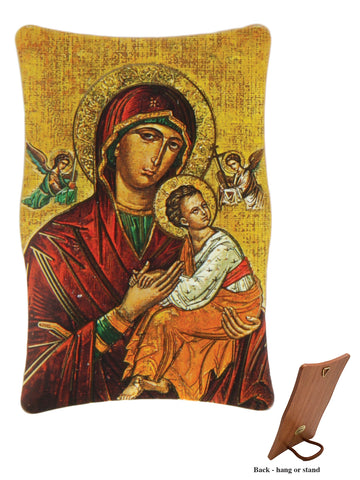 Our Lady Perpetual Succour Hanging or Standing Plastic Plaque