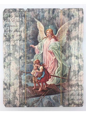 Guardian Angel Vintage Plaque