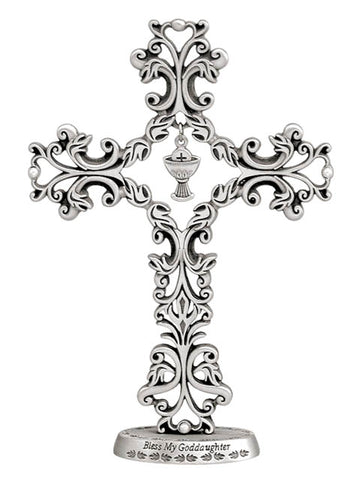 Communion Cross Standing - Goddaughter / Godson