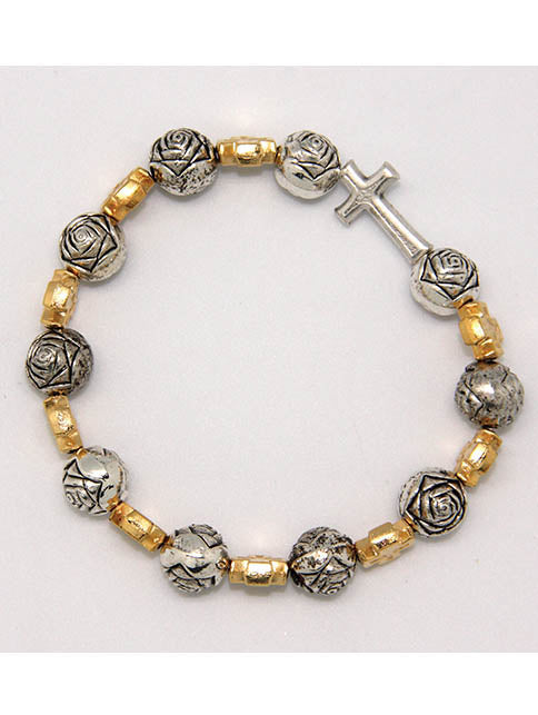 Metal Gold and Silver Bracelet