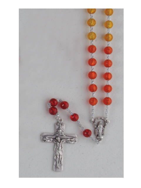 Plastic Multicoloured Rosary