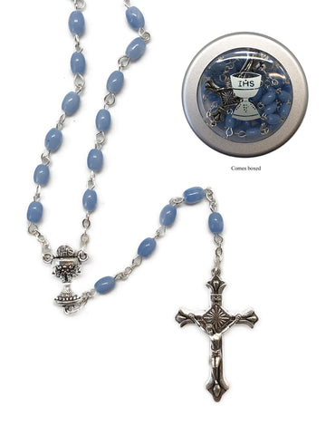 Communion Rosary - Blue / Pink / White