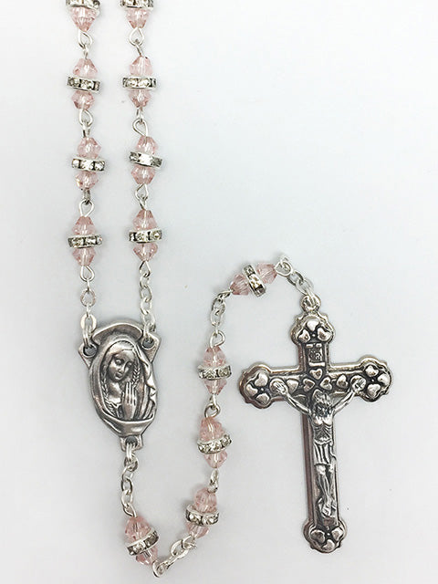 Crystal Rosary With Diamante