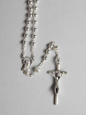 Silver Rosary Filigree Mysteries