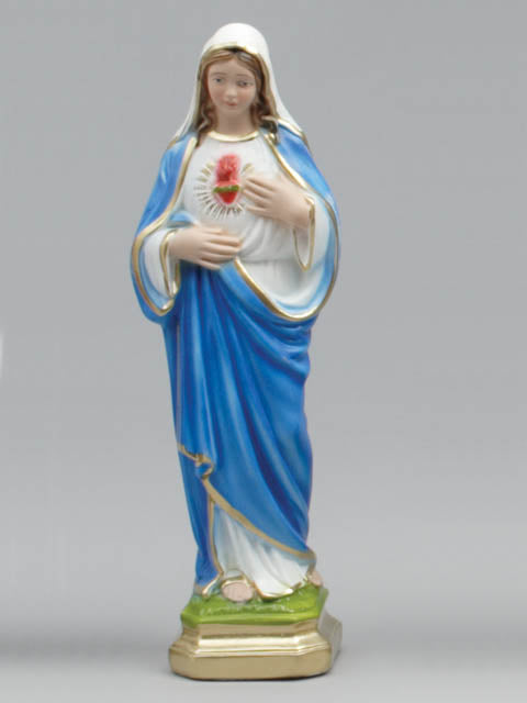 Sacred Heart Of Mary Plaster Statue
