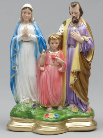 Holy Family Plaster Statue