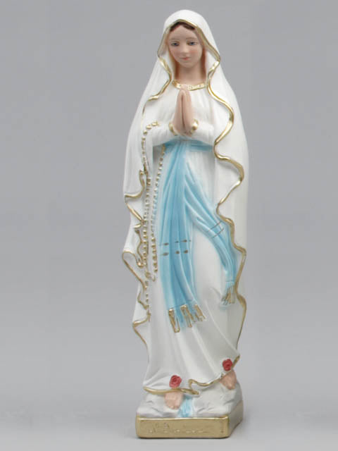 Our Lady Of Lourdes Plaster Statue