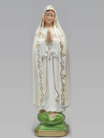 Our Lady Of Fatima Plaster Statue