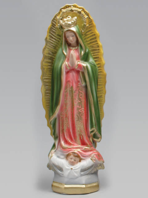 Our Lady Of Guaddalupe Plaster Statue