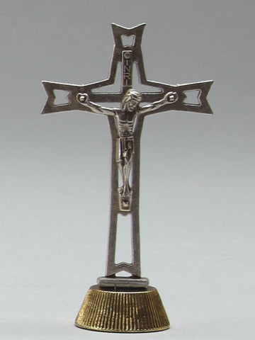 Mini Metal Statuette of the Crucifix