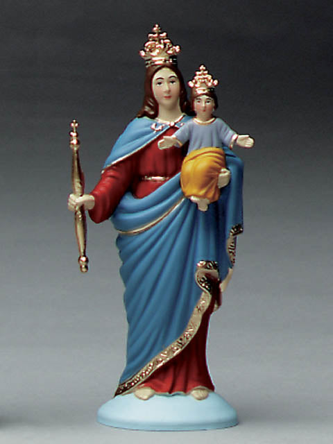 Our Lady Help Of Christians Plastic Statue