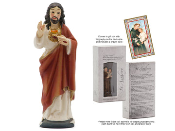SHJ Boxed Resin Statue With Prayer Card 9cm