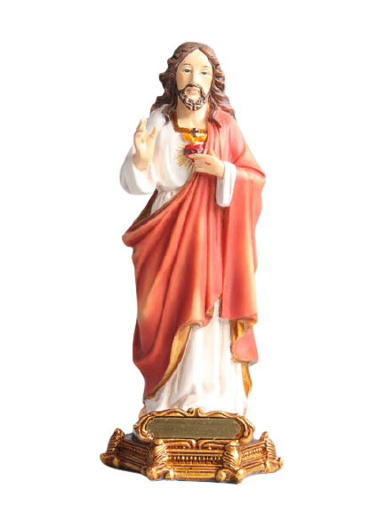 Sacred Heart Of Jesus Resin Statue