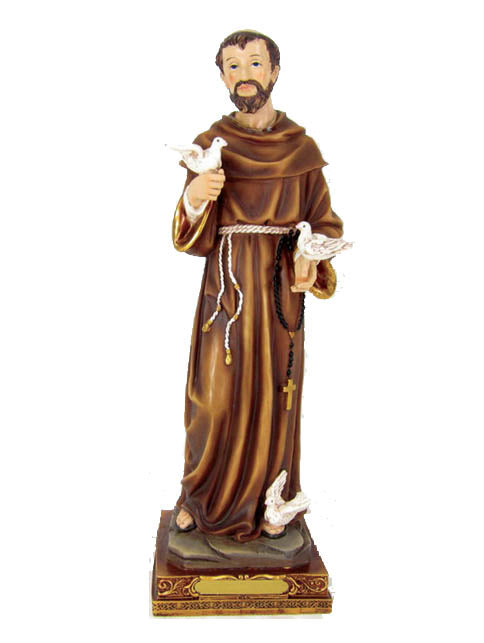 St. Francis Resin Statue