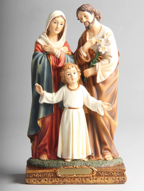 Holy Family Resin Statue