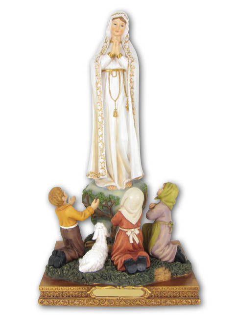 Our Lady Of Fatima Resin Statue
