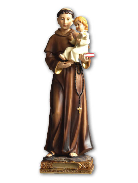 St. Anthony Resin Statue